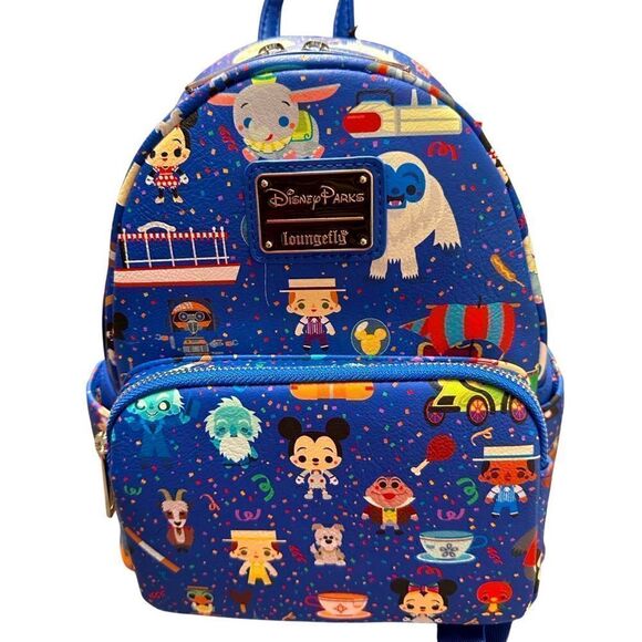 NEW WITH TAGS! Loungefly Disney Parks Chibi  Mini Backpack - Picture 1 of 4